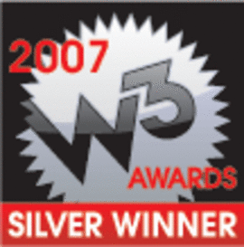 W3 silver award