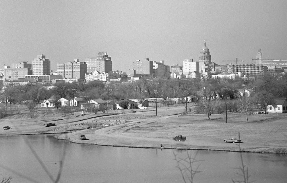 downtown Austin skyline 1964