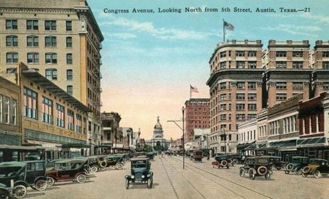 Austin Congress Ave 1920s